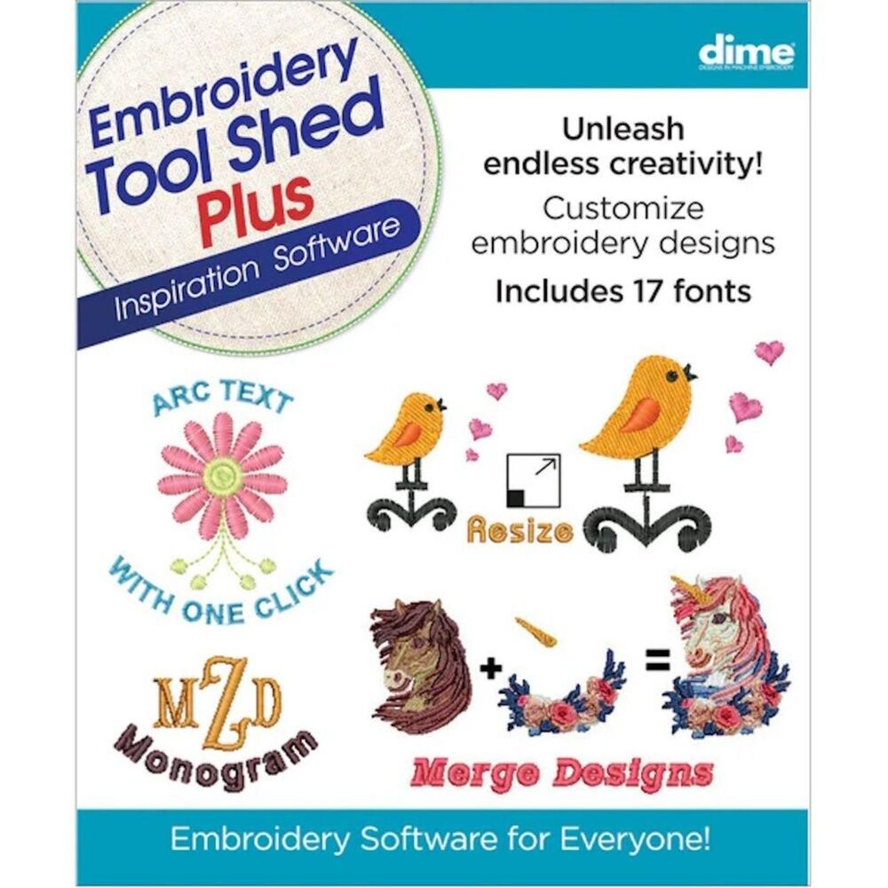 DIME Embroidery Tool Shed Plus